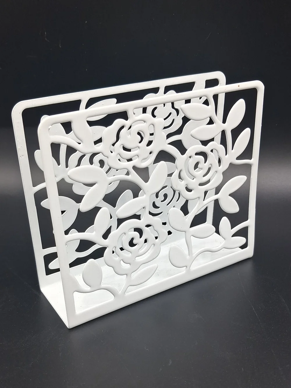 Ikea Floral Metal Napkin Holder
